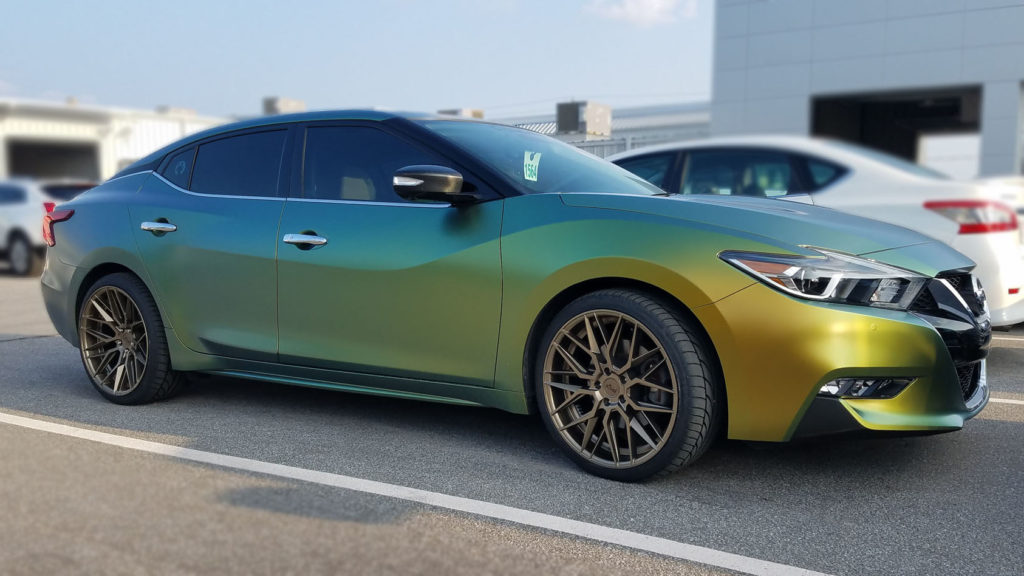 Nissan color change wrap