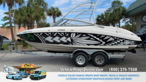 Boat wraps, marine wraps Destin, Panama City, FL