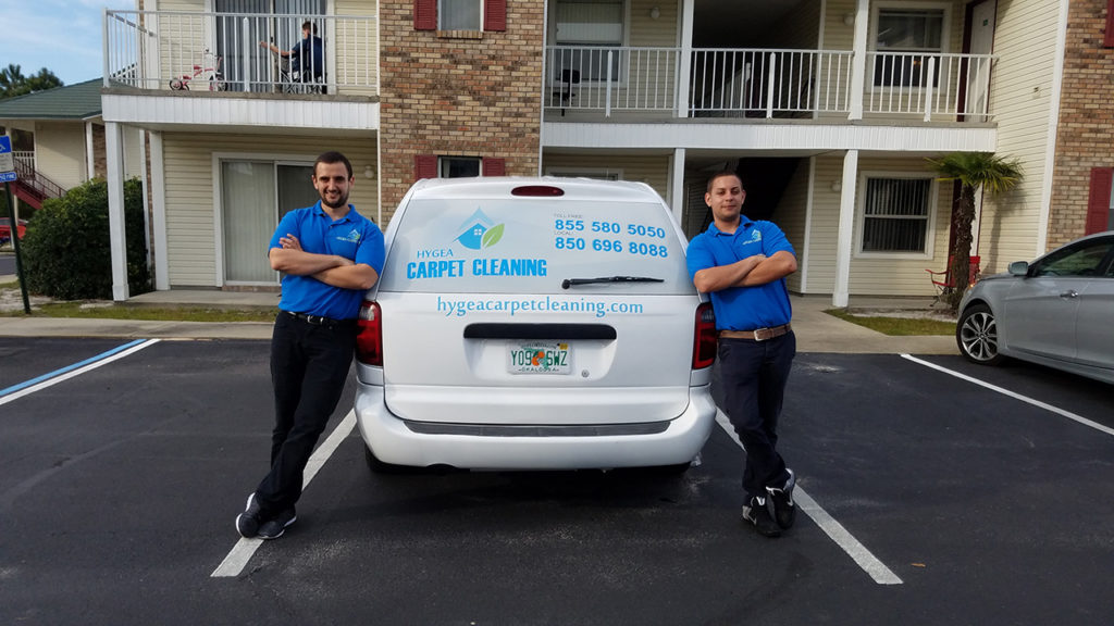 Full vehicle wrap for Hygea Carpet Cleaning van