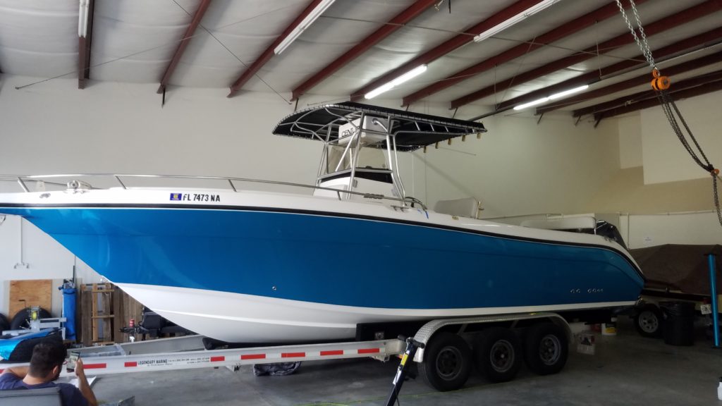 Boat colorchange vinyl wrap