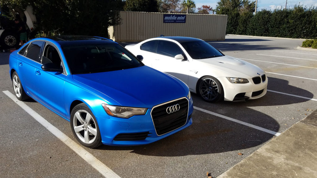 Audi A6 – Perfect Blue with black panoramic roof