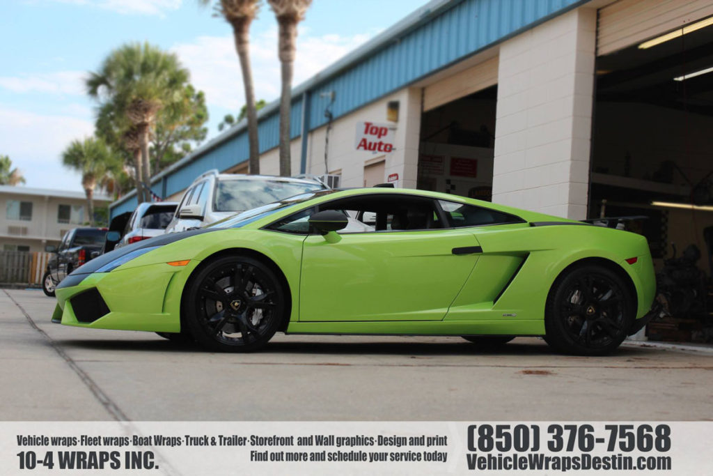 Lamborghini Wrap Transformation with Custom Accents